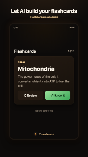 AI flashcards