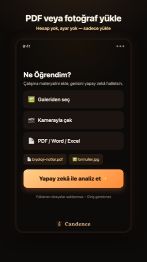 PDF/fotoğraf yükleme